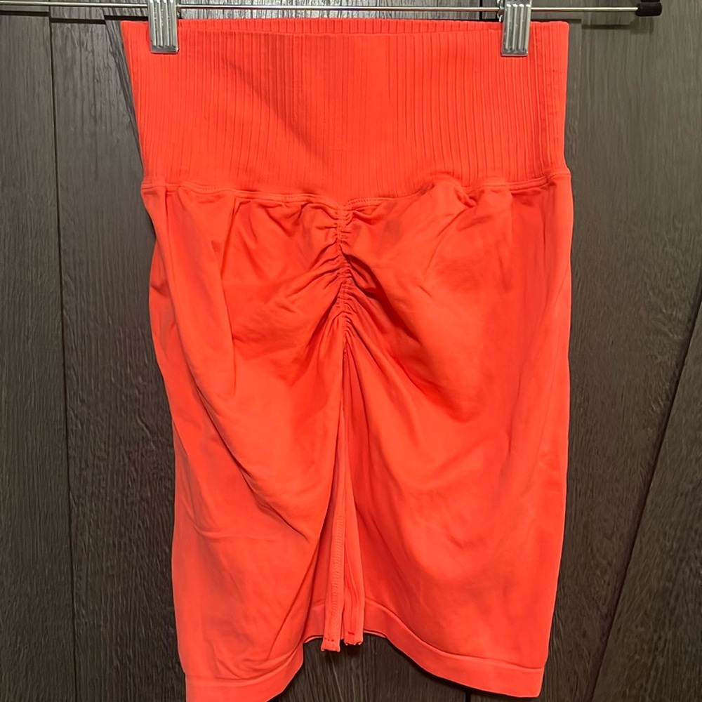 Free people movement coral biker shorts